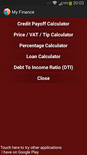 Calculator for your finance