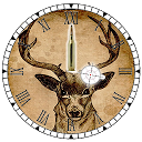 Clock Deer Hunting - Widget mobile app icon