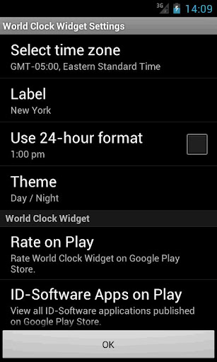 World Clock Widget v1.0.2