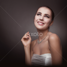 Sweet Smile by Rickey Ong - People Portraits of Women