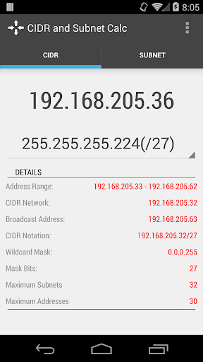 Routy CIDR Subnet Calculator