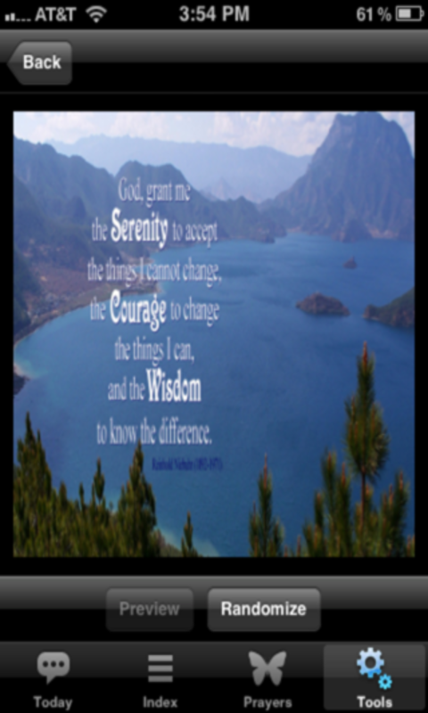 Daily Reflections Screen 3