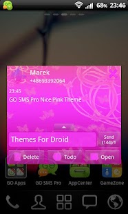 How to mod Nice Pink Theme for GO SMS Pro lastet apk for pc