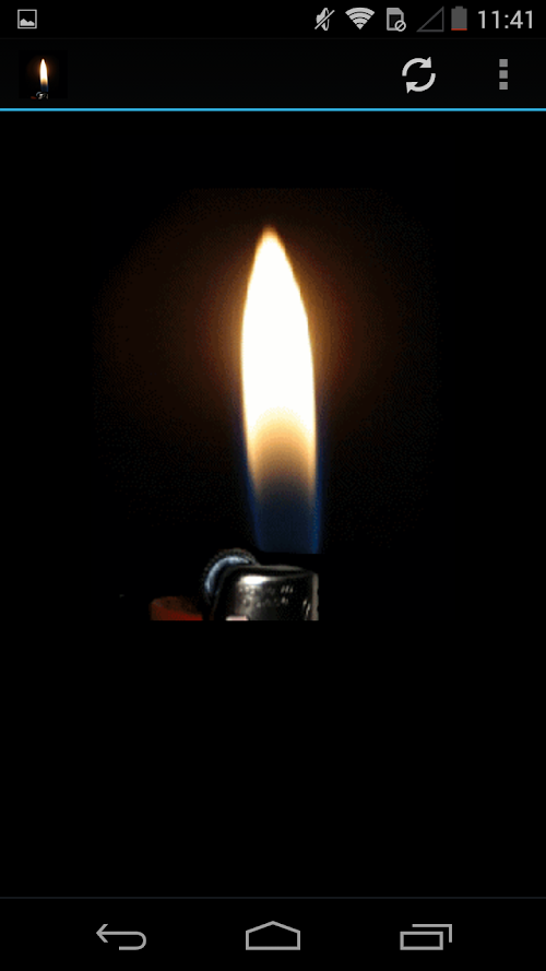 Android application Virtual lighter free screenshort