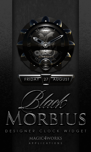 Morbius designer Clock Widget