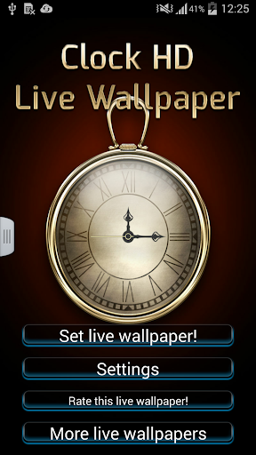 【免費個人化App】Clock HD Live Wallpaper-APP點子