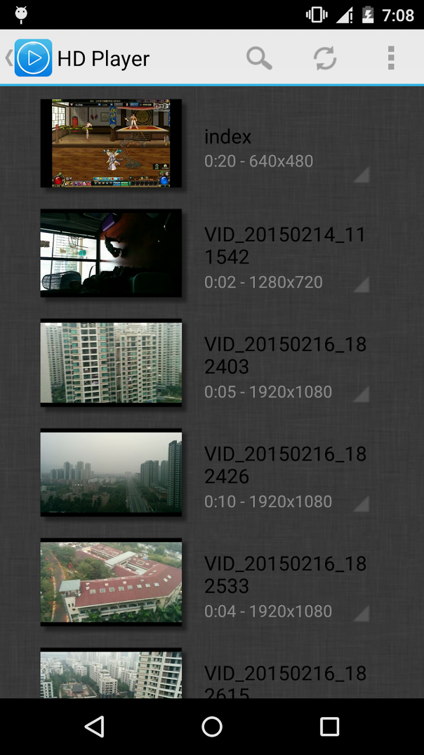 HD Universal Player Screen 1