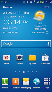 Android Weather & Clock Widget - screenshot thumbnail