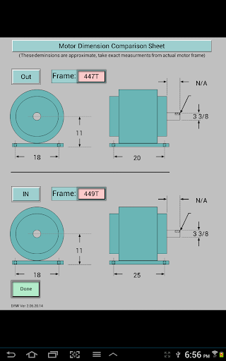 【免費生產應用App】Motor Dimension Compare Tool-APP點子