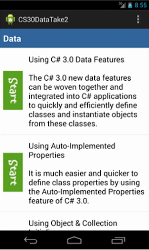 Using C 3.0 Data Features