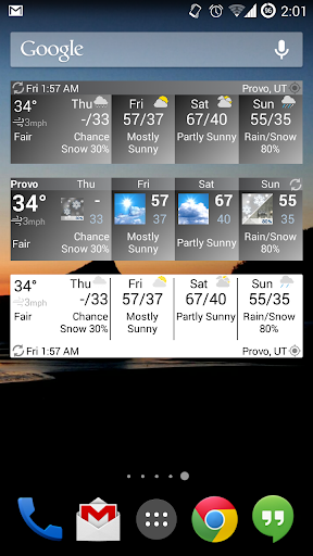 Forecast Widget HD