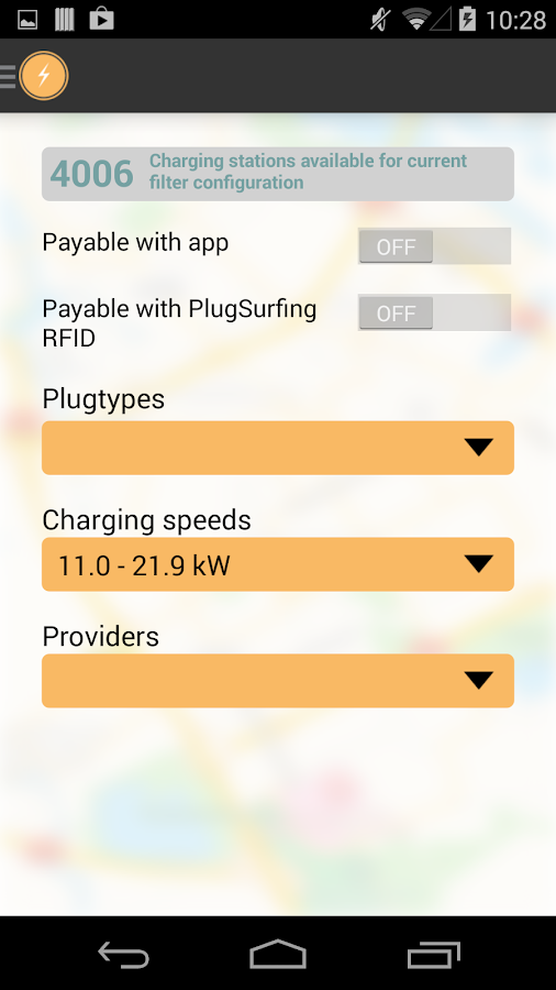 Plugsurfing app