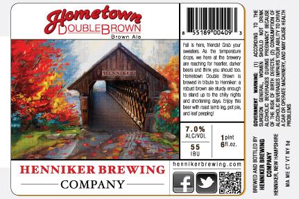 Logo of Henniker Hometown Double Brown