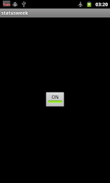 Day of the week on status bar poster 2