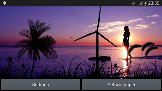 How to download Sunset Windmill Live Wallpaper lastet apk for pc