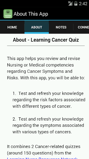 【免費醫療App】Learning Cancer Quiz-APP點子