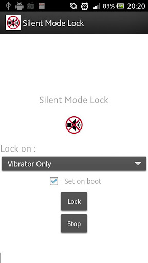 Silent Mode Lock