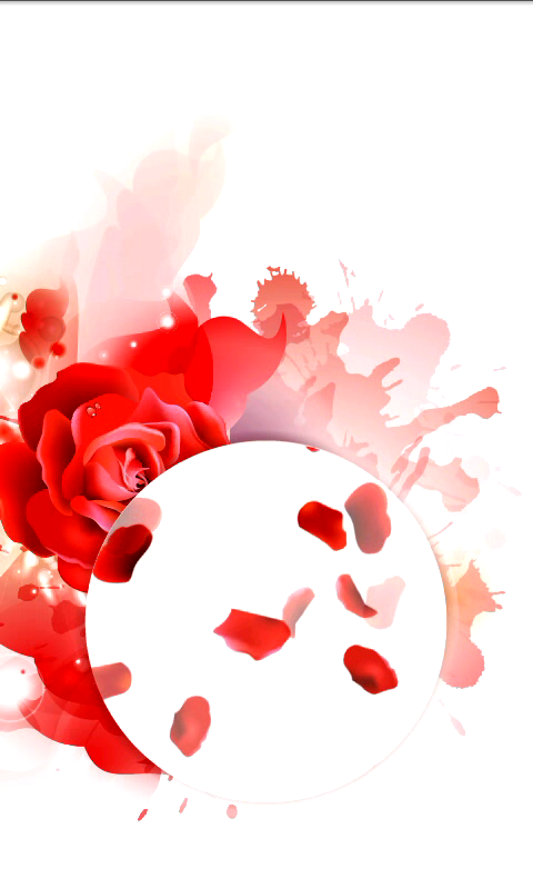 Rose Petals Live Wallpaper Screen 3