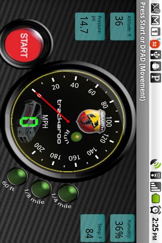 Abarth Spdo Dynomaster Layout Screen 2