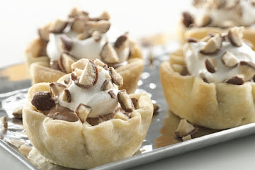 Mini Malted Milk French Silk Pies
