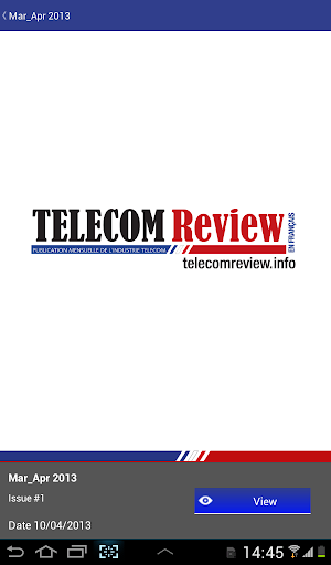 【免費書籍App】Telecom Review en Français-APP點子