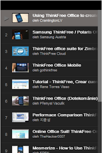 ThinkFree Office Tutorial