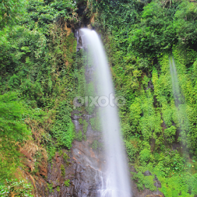 Waterfall curug silawe by Isnaini Ma'ruf - Landscapes Waterscapes