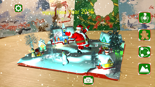 【免費娛樂App】3D Happy Christmas Card-APP點子