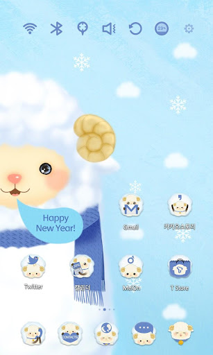 免費下載個人化APP|Happy New Year 확장팩 런처플래닛 라이브테마 app開箱文|APP開箱王