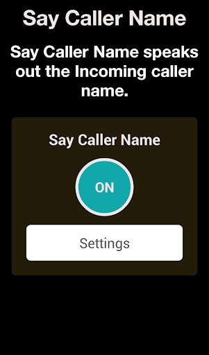Say Caller Name