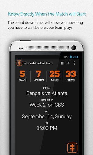 Cincinnati Football Alarm