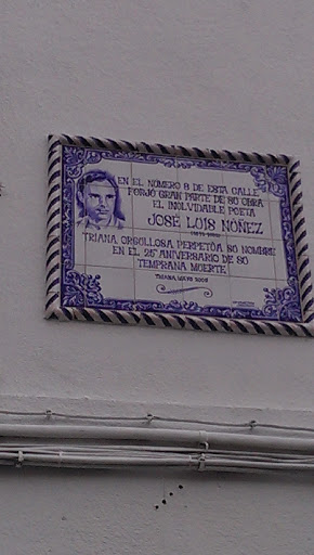 Azulejos Poeta José Luis Núñez