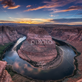 Horseshoe Bend, Page AZ by Ferruccio Galbiati - Landscapes Sunsets & Sunrises