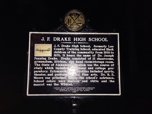 J. F. Drake High School Historical Marker 