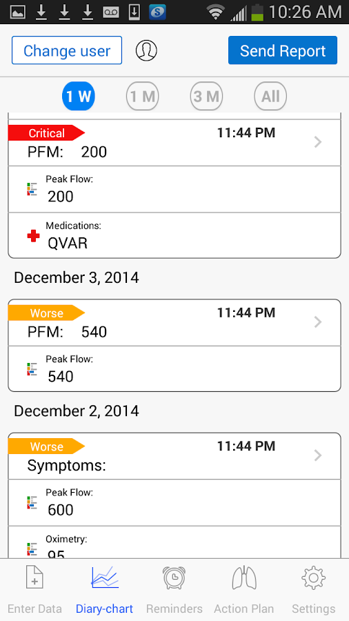    AsthmaMD- screenshot  