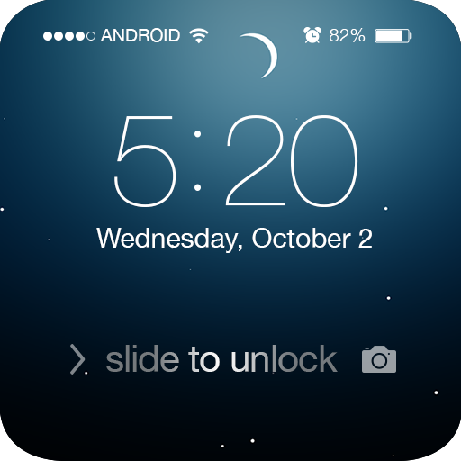 Night Sky Lockscreen LOGO-APP點子