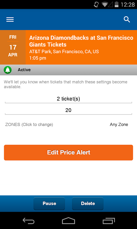 StubHub Event tickets Android Apps on Google Play