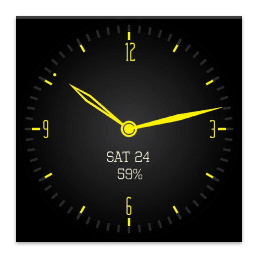 Timeless-Yellow Watch Face LOGO-APP點子