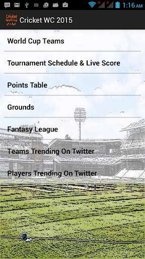 【免費體育競技App】CricZ - Cricket World Cup 2015-APP點子