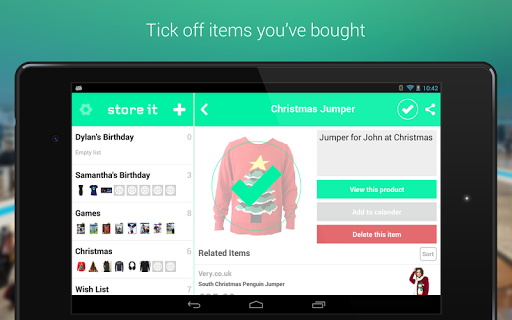 【免費購物App】StoreIt - Christmas Gift List-APP點子