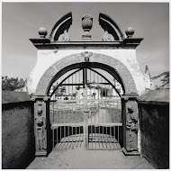 Entrance of the inner part of the Dutch cemetary at Pulicat, Tamil Nadu, India