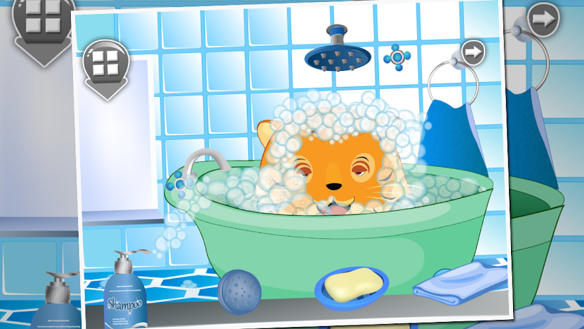 Tiger Hair Salon - Kids Game Screen 2