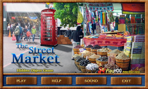 Street Market - Hidden Objects