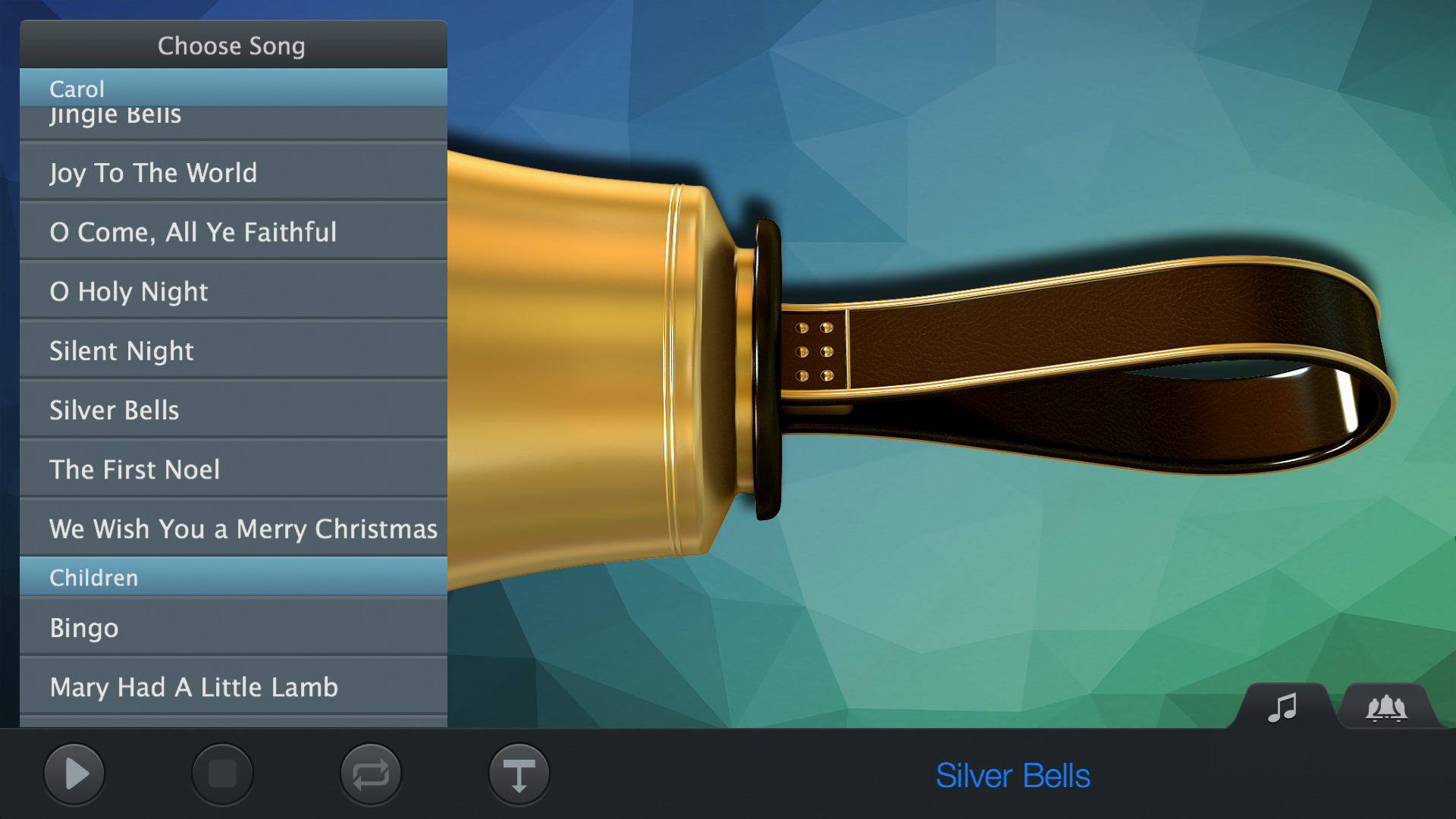 Android application Handbell Solo screenshort