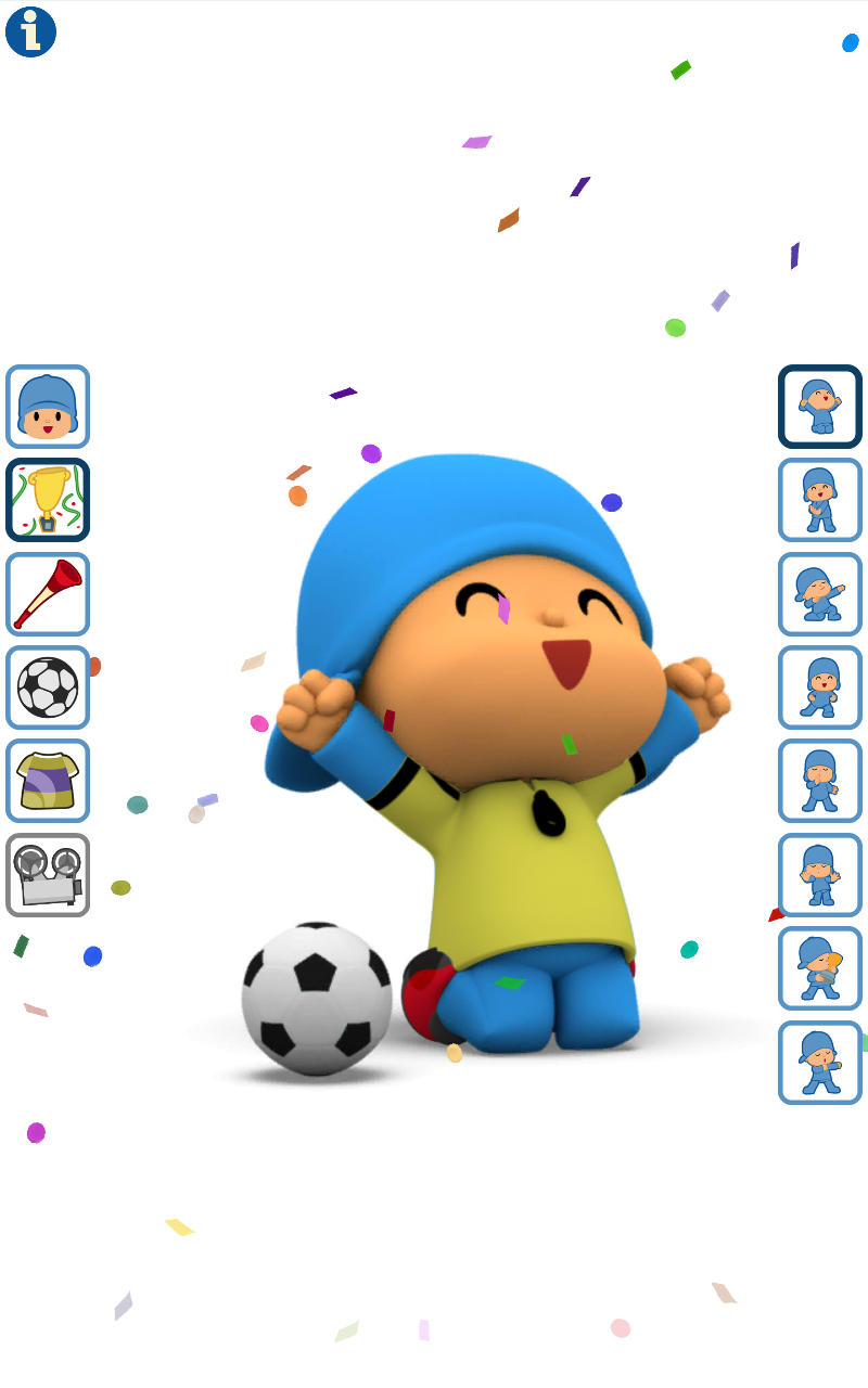 Talking Pocoyo Football Screen 3