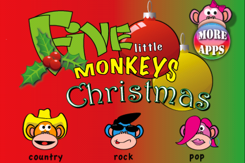 Five Little Monkeys Christmas