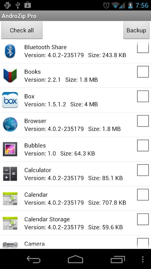 AndroZip™  Pro File Manager - screenshot