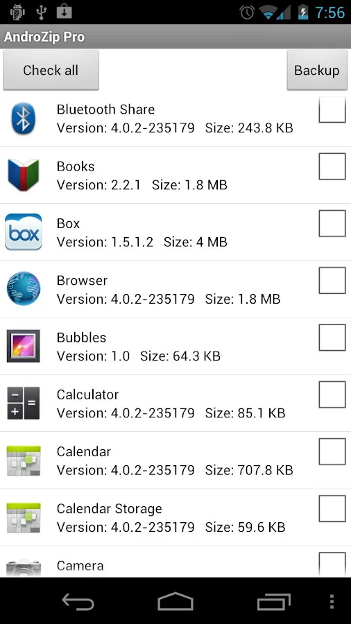 AndroZip™ PRO File Manager - screenshot