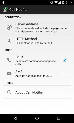 Call Notifier