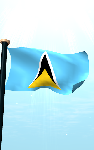 免費下載個人化APP|Saint Lucia Flag 3D Free app開箱文|APP開箱王